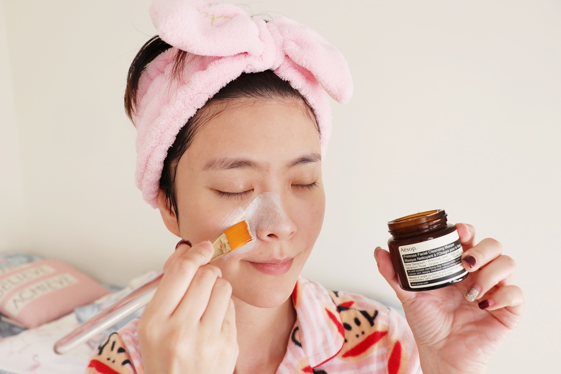廣告 Aesop 櫻草潔淨敷面膜