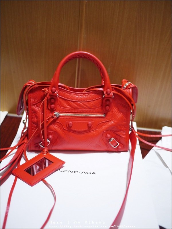 BALENCIAGA巴黎世家迷你機車包入手開箱+分享♥