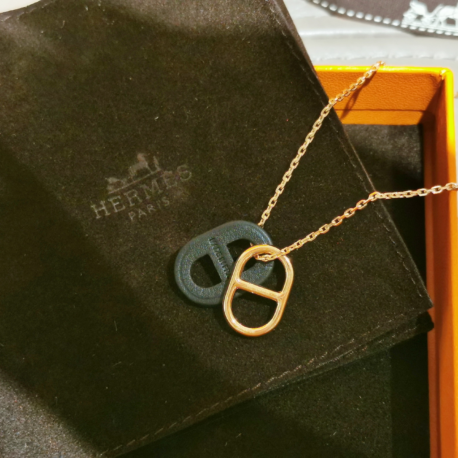 Hermes O maillon 豬鼻項鍊
