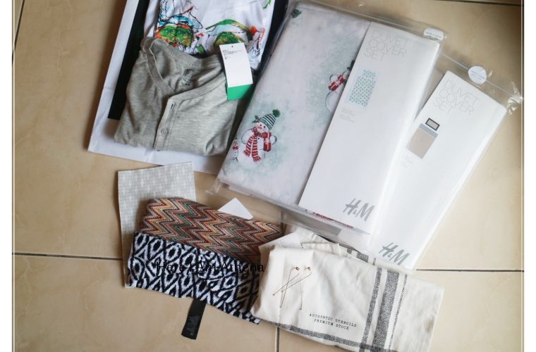 我的購物日記。H&M家飾、服飾對折也太瘋狂好買了吧♥