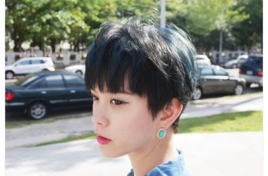 隨空間場景而變化的新髮色♥愛慘冷色調髮色了~短髮染這色真是美炸