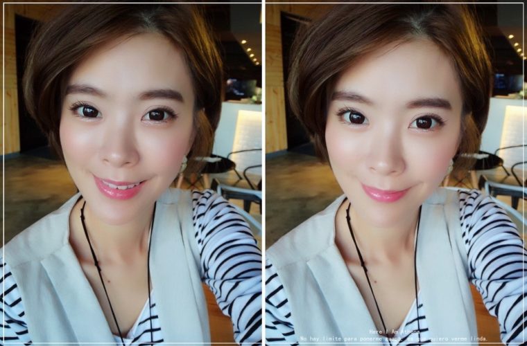 韓國現正流行的無害系妝容♥內眼線很重要之橘色眼影的眼妝~